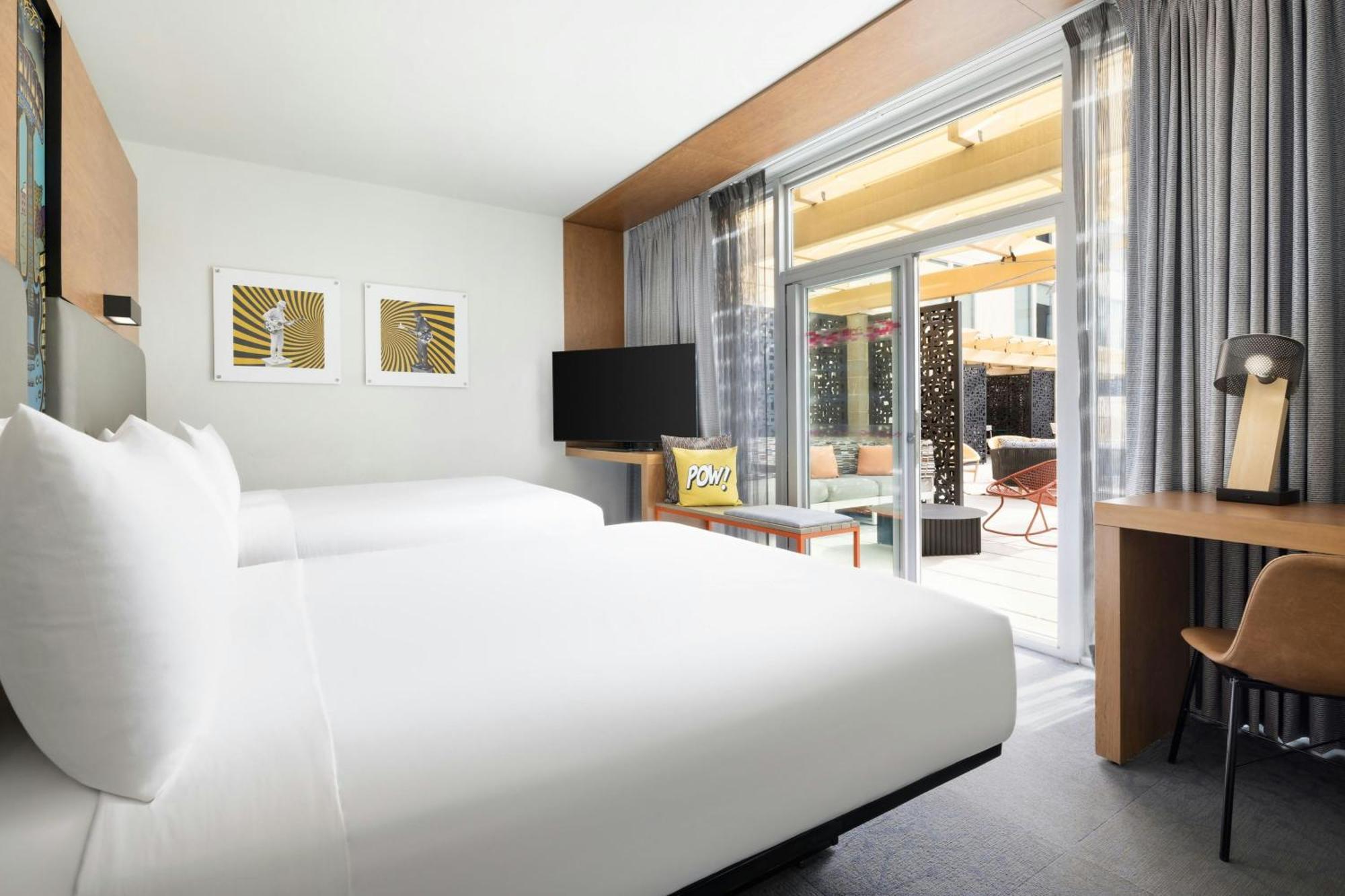 Queen Room with Two Queen Beds with Mountain view, Pool access, Poolside,1651182014:JPEG